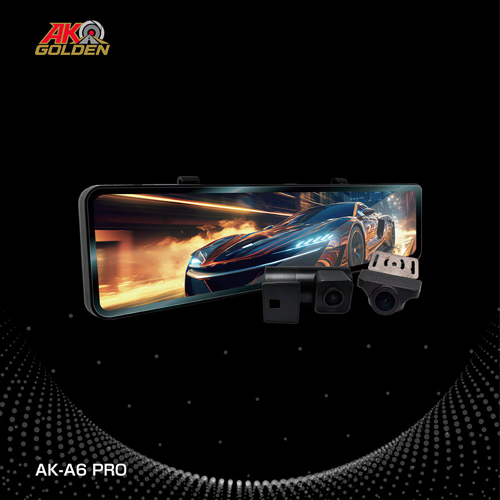 AK-A6 PRO 雙分離鏡頭電子後視鏡行車記錄器